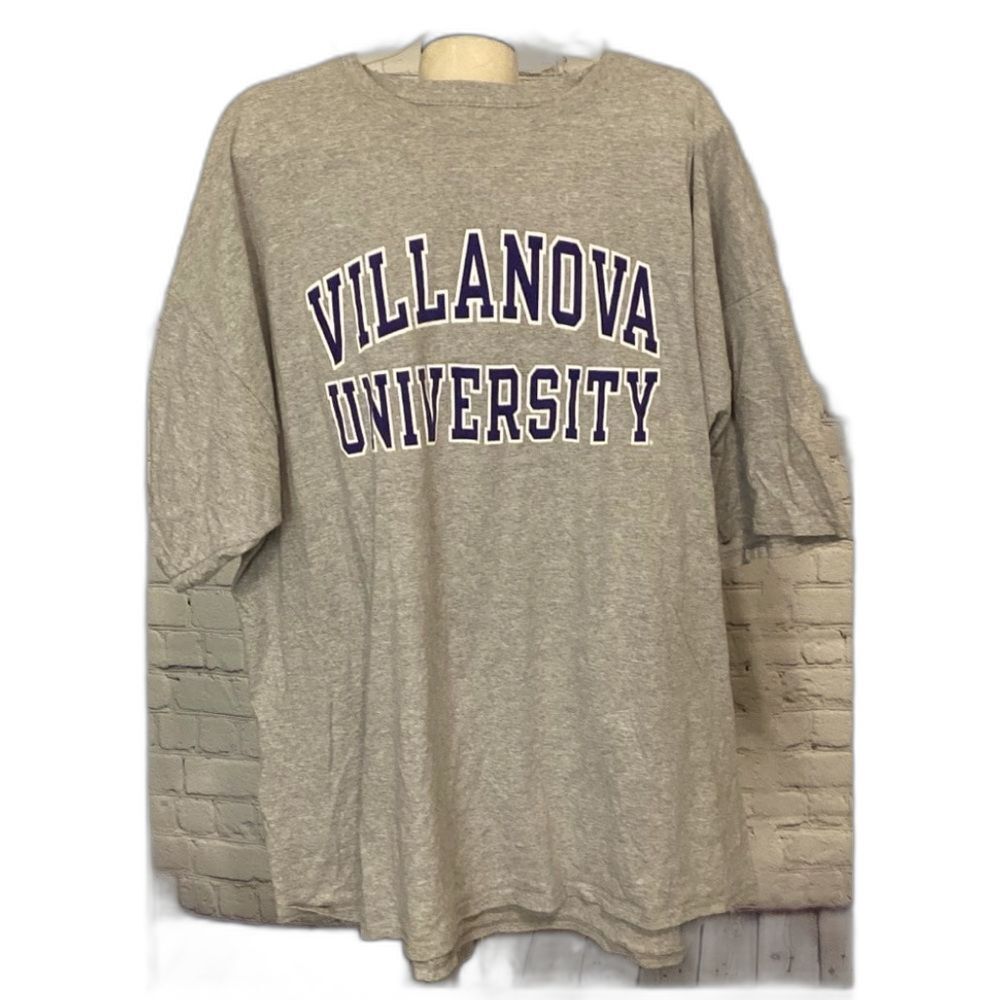 Champion T-Shirt Men’s Size 3XL Color Gray Villanova University Authentic